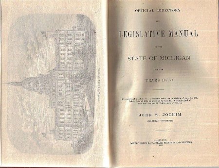 Official Directory and Legislative Manual